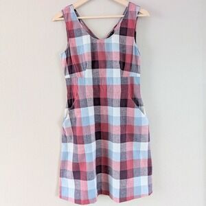 Theory Indie Americana Checker‎ Dress Pockets Short Vacation Picnic BBQ Summer 4